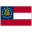 US GA Georgia Flag icon