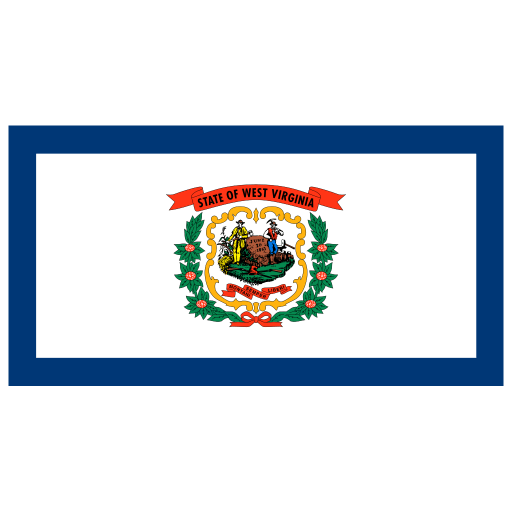 US-WV-West-Virginia-Flag icon