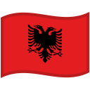Albania-Waved-Flag icon