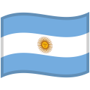 Argentina Waved Flag icon