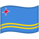 Aruba Waved Flag icon