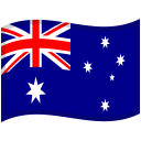 Australia Waved Flag icon