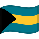 Bahamas Waved Flag icon
