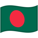 Bangladesh Waved Flag icon