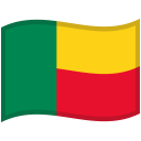 Benin Waved Flag icon