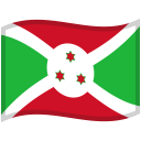 Burundi Waved Flag icon