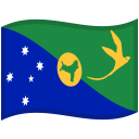 Christmas-Island-Waved-Flag icon