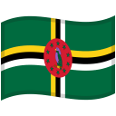 Dominica Waved Flag icon