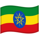 Ethiopia Waved Flag icon