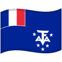 French Southern Territories Waved Flag icon