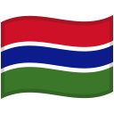 Gambia Waved Flag icon