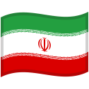 Iran Waved Flag icon