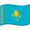 Kazakhstan Waved Flag icon