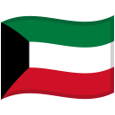 Kuwait-Waved-Flag icon