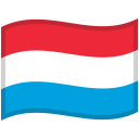 Luxembourg-Waved-Flag icon