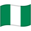 Nigeria Waved Flag icon
