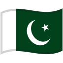 Pakistan Waved Flag icon