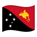 Papua-New-Guinea-Waved-Flag icon
