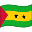 Sao Tome Principe Waved Flag icon