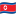 North Korea Waved Flag icon