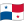 Panama Waved Flag icon