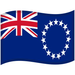 Cook Islands Waved Flag icon