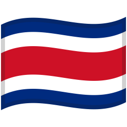 Costa Rica Waved Flag icon
