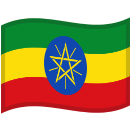 Ethiopia Waved Flag icon