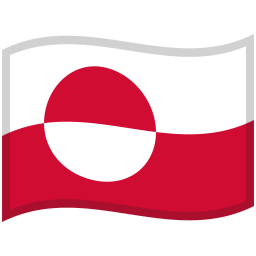 Greenland Waved Flag icon