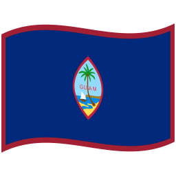 Guam Waved Flag icon