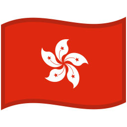 Hong Kong SAR China Waved Flag icon