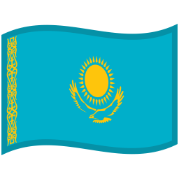Kazakhstan Waved Flag icon