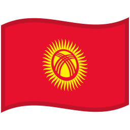 Kyrgyzstan Waved Flag icon