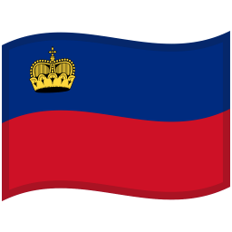 Liechtenstein Waved Flag icon