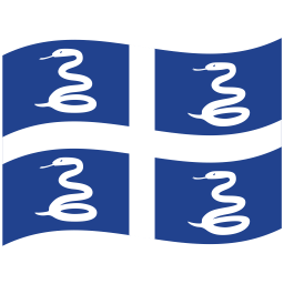 Martinique Waved Flag icon