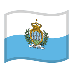 San Marino Waved Flag icon
