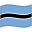 Botswana Waved Flag icon
