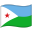Djibouti Waved Flag icon