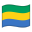 Gabon Waved Flag icon
