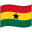 Ghana Waved Flag icon