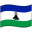 Lesotho Waved Flag icon