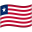 Liberia Waved Flag icon