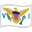 US Virgin Islands Waved Flag icon