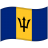 Barbados-Waved-Flag icon