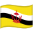 Brunei-Waved-Flag icon