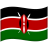 Kenya Waved Flag icon