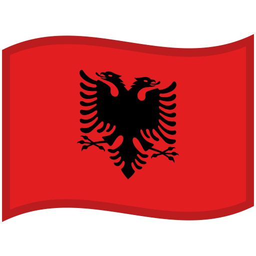 Albania-Waved-Flag icon
