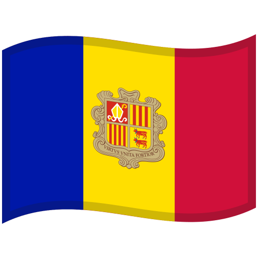 Andorra-Waved-Flag icon