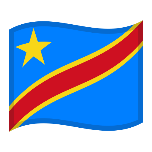 Congo-Kinshasa-Waved-Flag icon