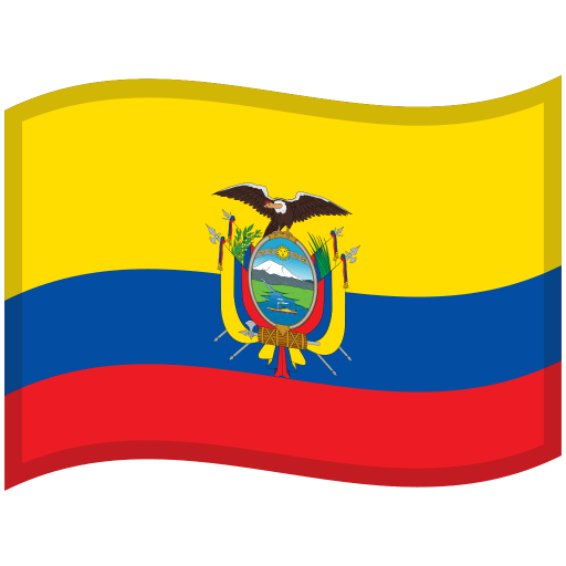 Ecuador-Waved-Flag icon